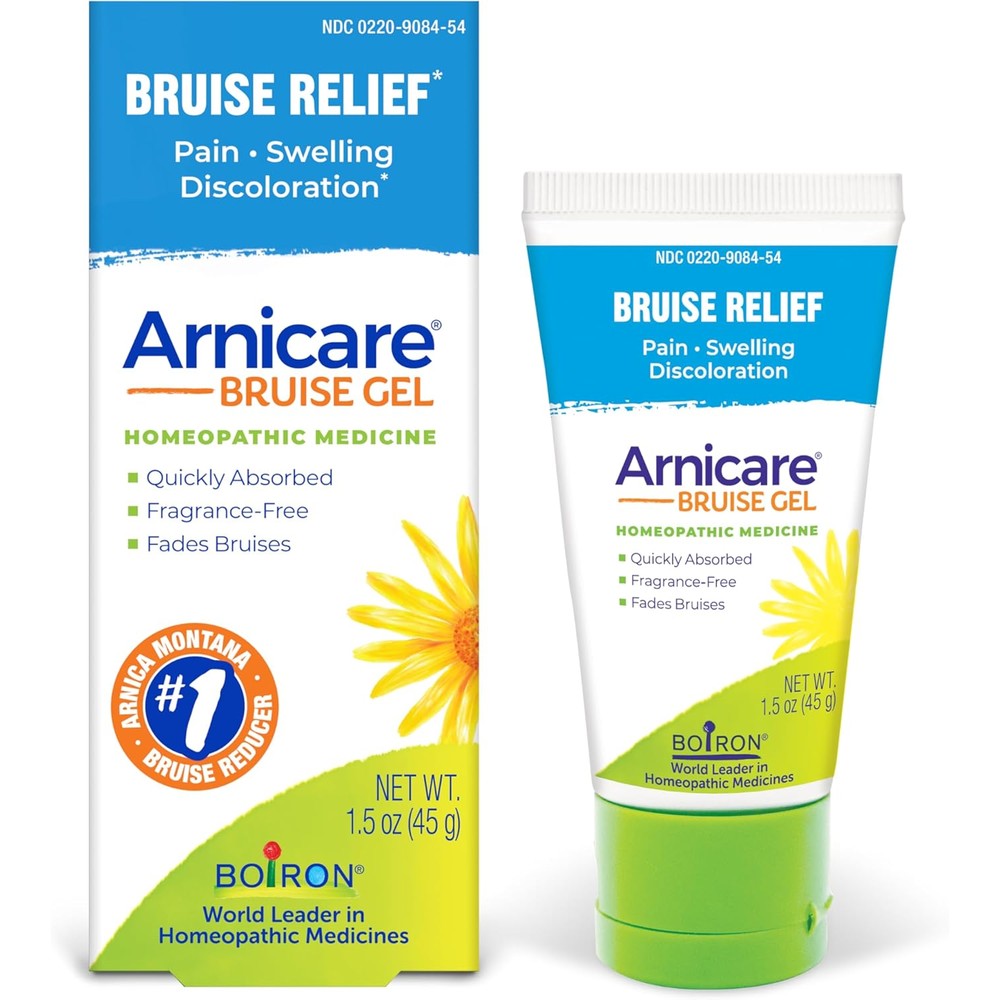 Boiron Arnicare Bruise Gel 1.5 Ounce tube front view