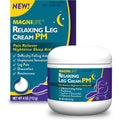 Magnilife Relaxing Leg Cream PM front packaging view for leg pain