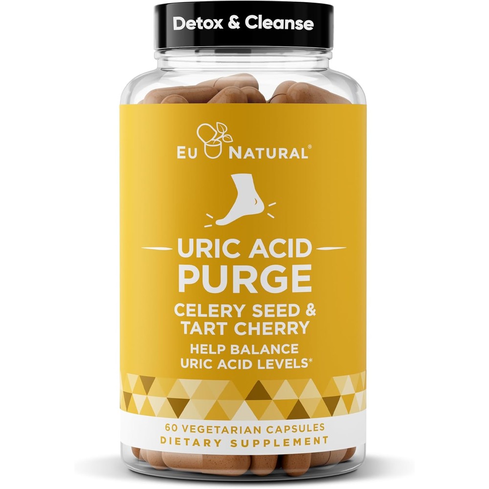Eu Natural Purge Uric Acid Flush front bottle view