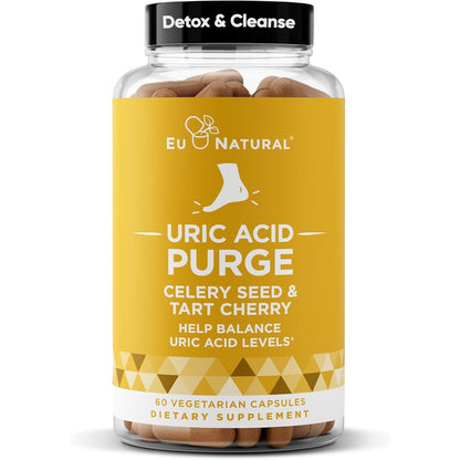 Eu Natural Purge Uric Acid Flush front bottle view