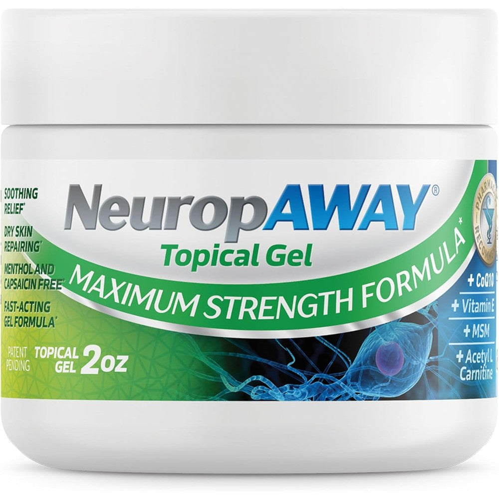 NeuropAWAY Maximum Strength Nerve Relief Gel front view