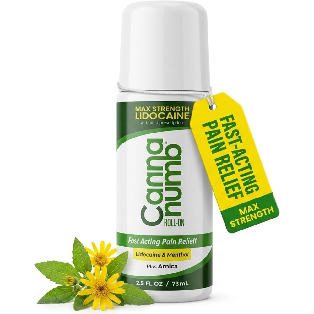 Cannanumb fast acting pain relief roll on front view