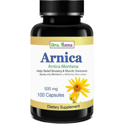 Dra. Anna Arnica Montana Capsules 500mg front view