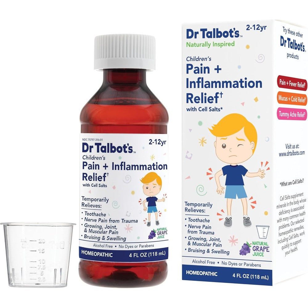 Dr. Talbot's Pain and Inflammation Relief liquid bottle front view