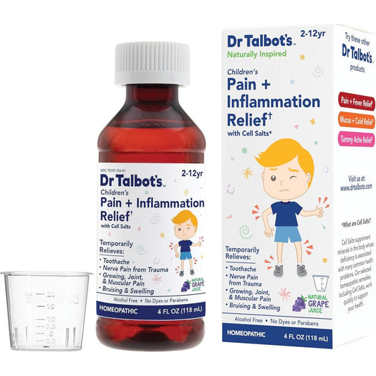 Dr. Talbot's Pain and Inflammation Relief liquid bottle front view