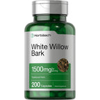 HorbÃ¤ach White Willow Bark 1500mg 200 capsules bottle for antioxidant support