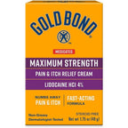 Gold Bond Medicated Maximum Strength Pain And Itch Relief Cream tube front view