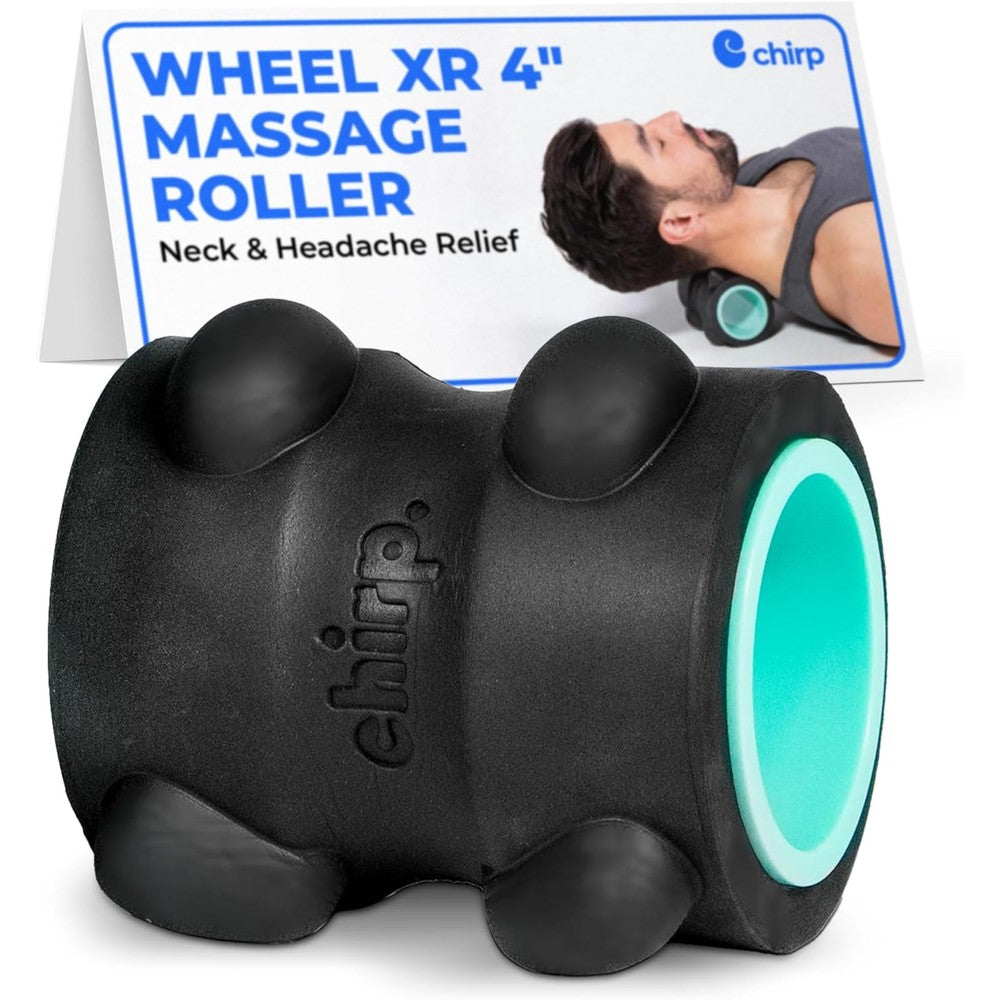 Chirp Wheel XR 4 inch neck massage roller front view