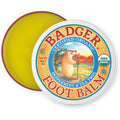 Badger organic foot balm front view tin