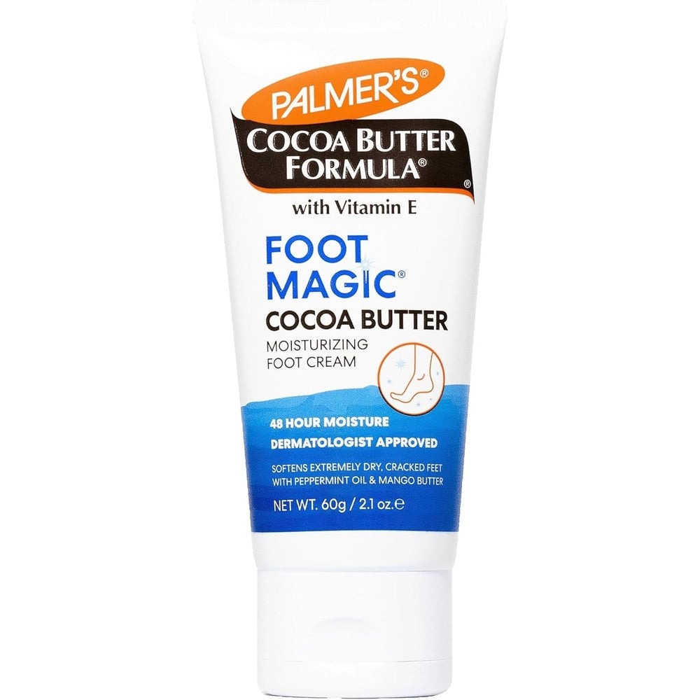 Palmer's Cocoa Butter Formula Foot Magic cream front view for cracked heel repair.