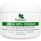PurOrganica urea healing foot cream jar front view