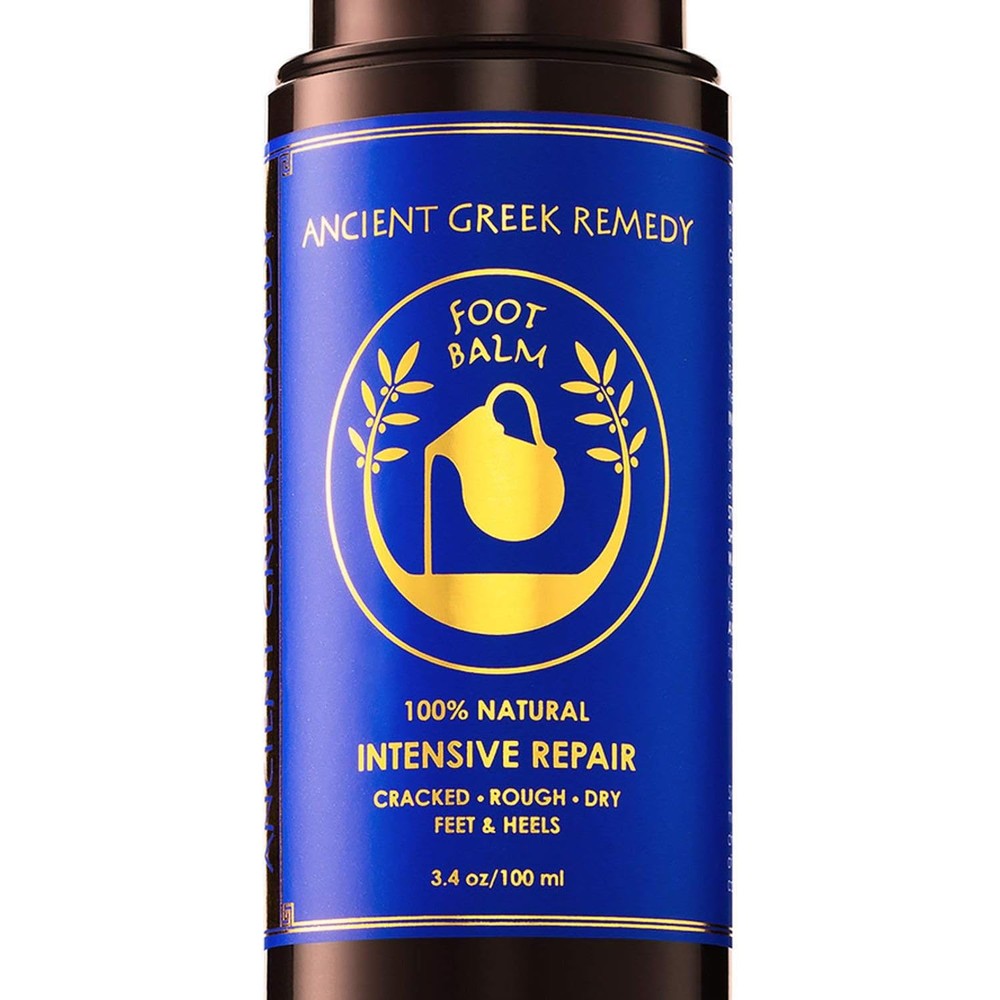 Ancient Greek Remedy Foot Balm front view container for cracked heel repair