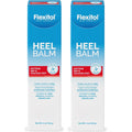 Flexitol Heel Balm front view packaging showing twin pack of four ounce tubes