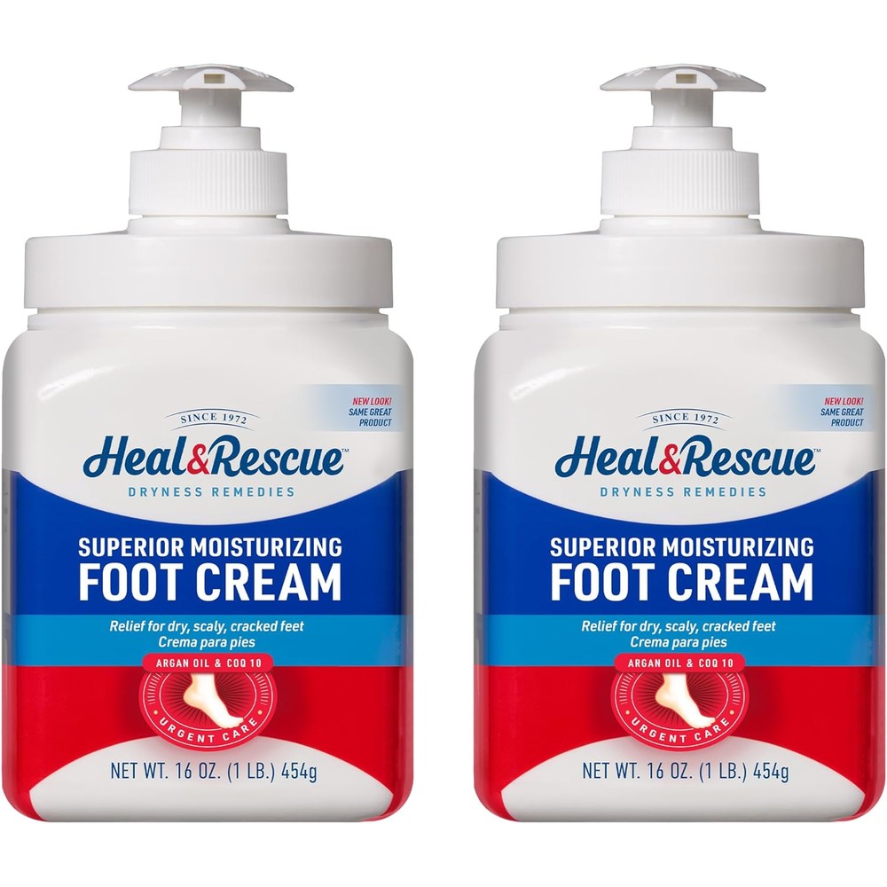 Profoot Heal And Rescue Heel Rescue Foot Cream front view of 16 ounce bottle