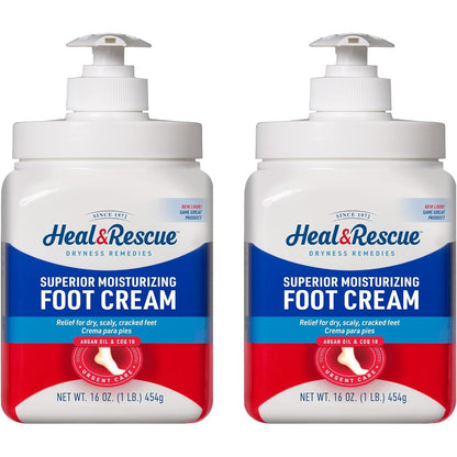 Profoot Heal And Rescue Heel Rescue Foot Cream front view of 16 ounce bottle