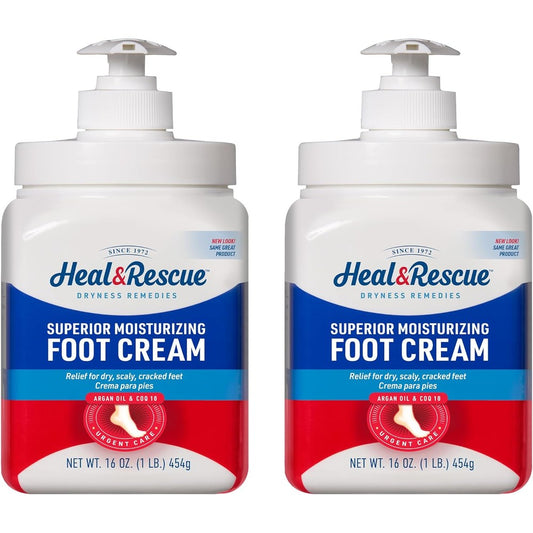 Profoot Heal And Rescue Heel Rescue Foot Cream front view of 16 ounce bottle