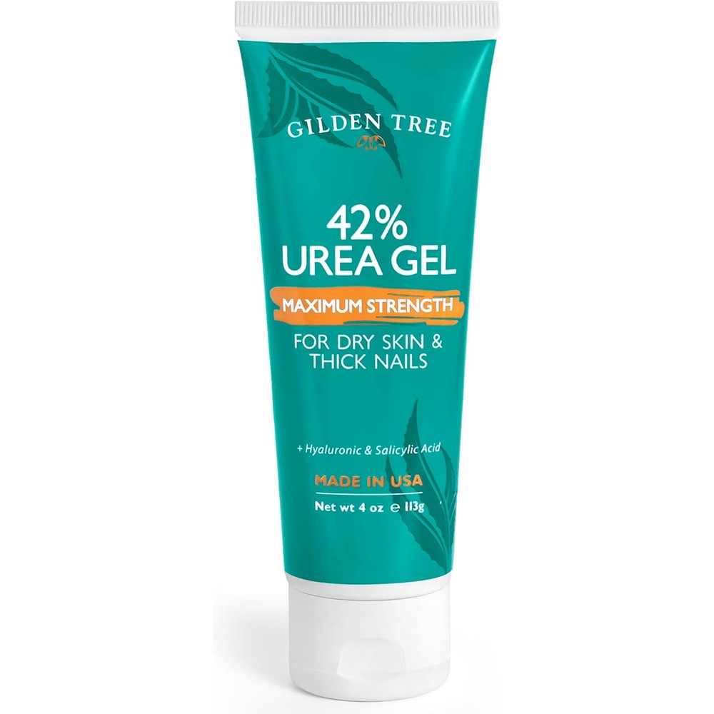 Gilden Tree Urea Gel 42 Percent packaging front view showing clinical foot treatment bottle.