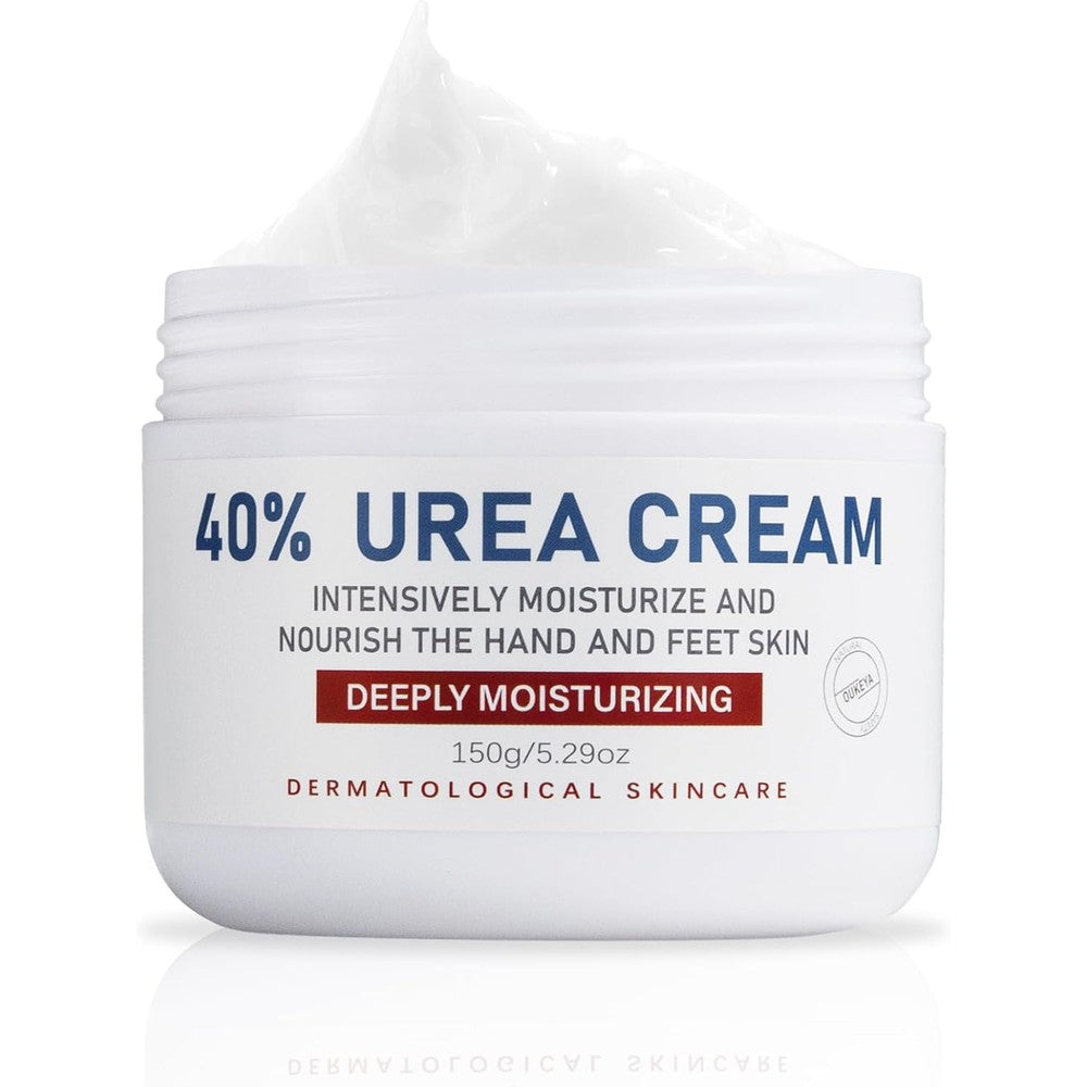 OUKEYA urea cream forty percent front view jar on white background