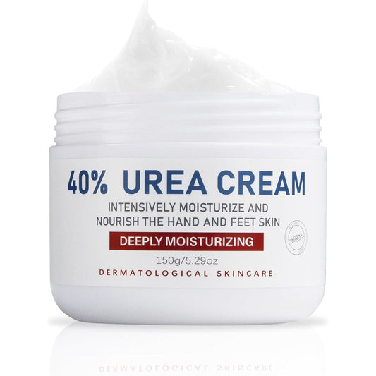 OUKEYA urea cream forty percent front view jar on white background