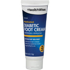 HealthWise medicated diabetic foot cream front view tube packaging