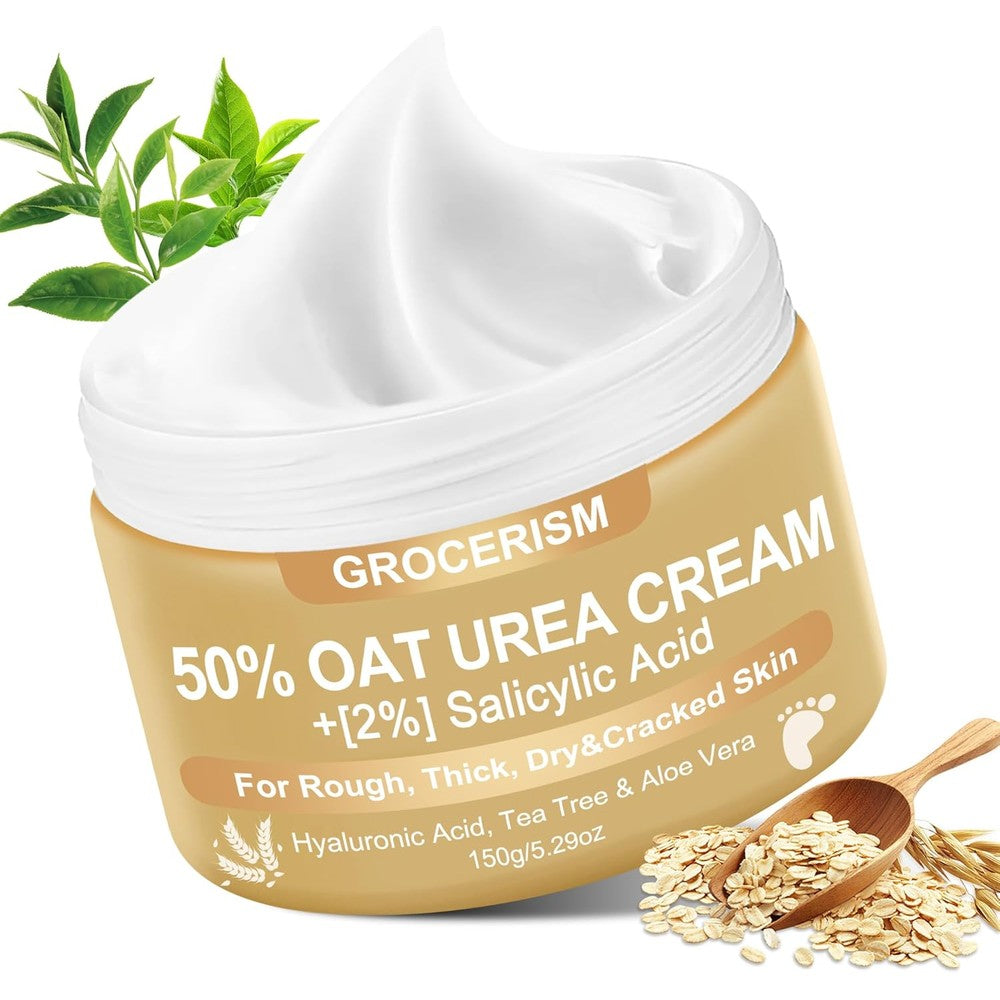 Grocerism Oat Urea Cream fifty percent maximum strength tub front view