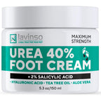 Lavinso Urea Cream maximum strength foot cream front view bottle