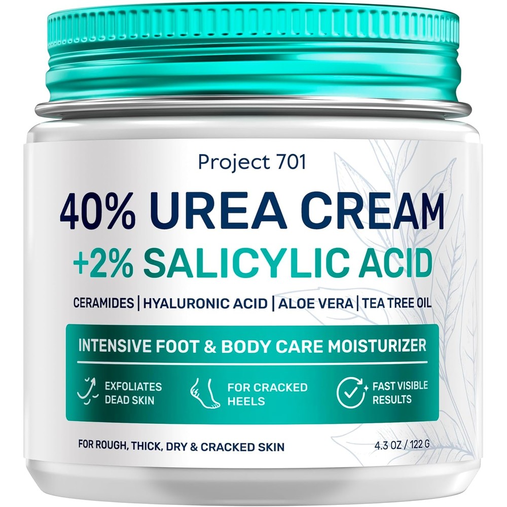 Project 701 Urea Cream 40 percent front view tube for intensive callus removal