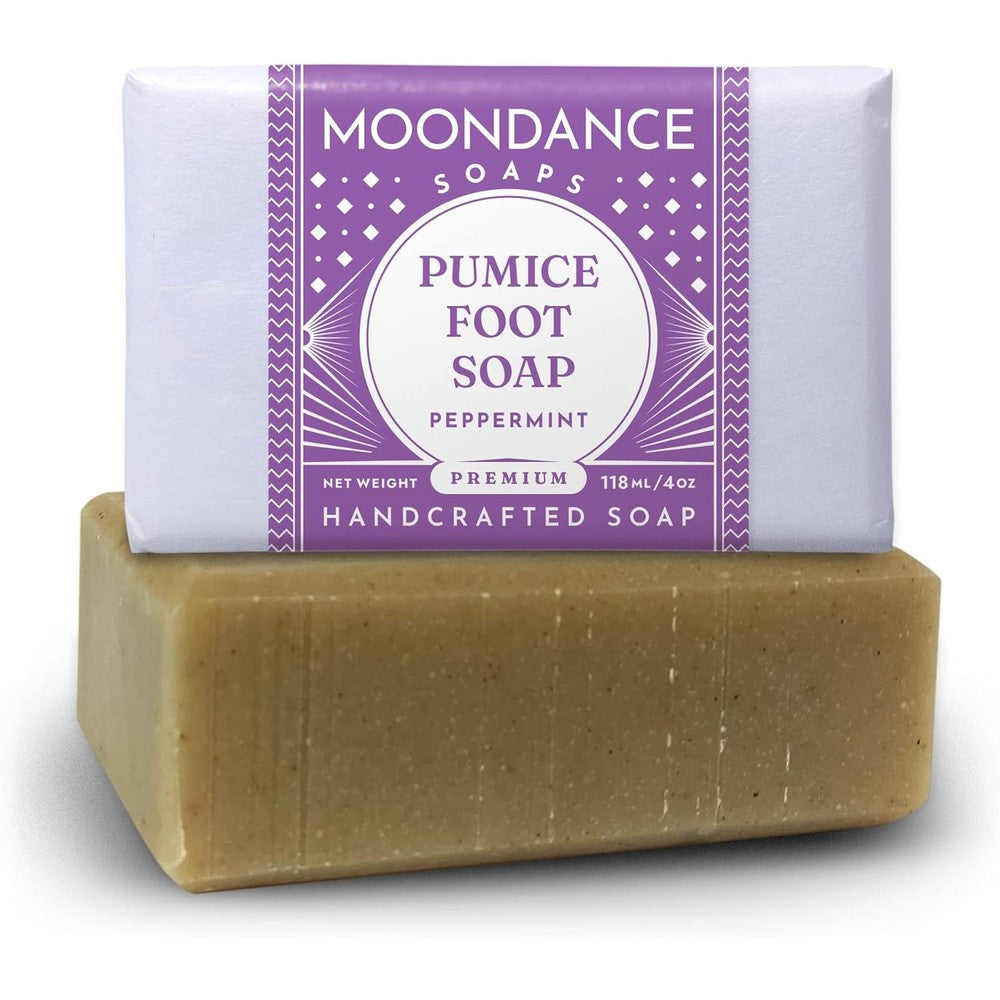MoonDance Soaps and Sundries Soapsations Foot Scrub Soap front view packaging