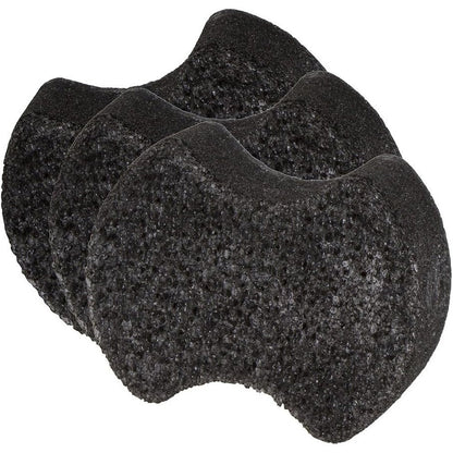 Spongeables Pedi Scrub Foot Exfoliating Sponge Sweet Sangria three pack front view