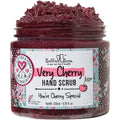 Bella And Bear Very Cherry Hand Scrub front jar view with cherry design