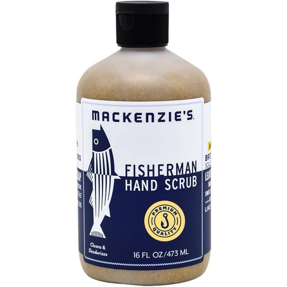 Mackenzie's Fisherman Hand Scrub front bottle view