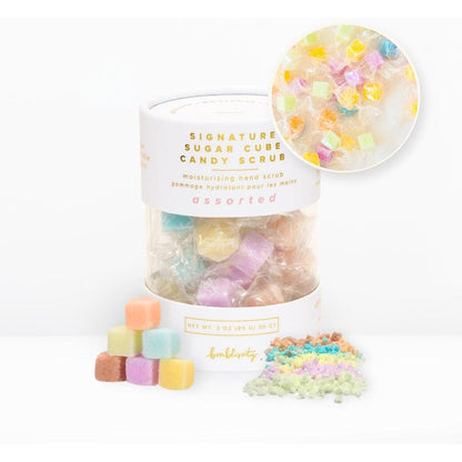 Bonblissity Sugar Cubes Candy Scrub 30 pieces assorted pack front view