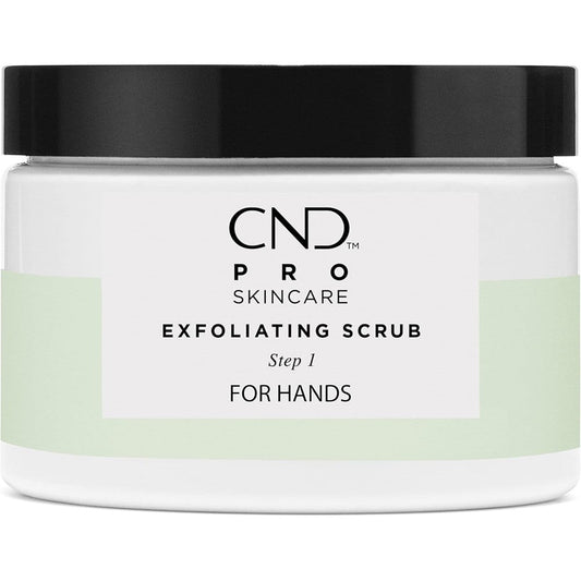 Cnd Pro Skincare Exfoliating Scrub jar front view