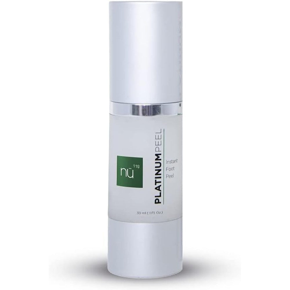 Nu119 Platinum Instant Foot Peeling Spray bottle with luxury foot file