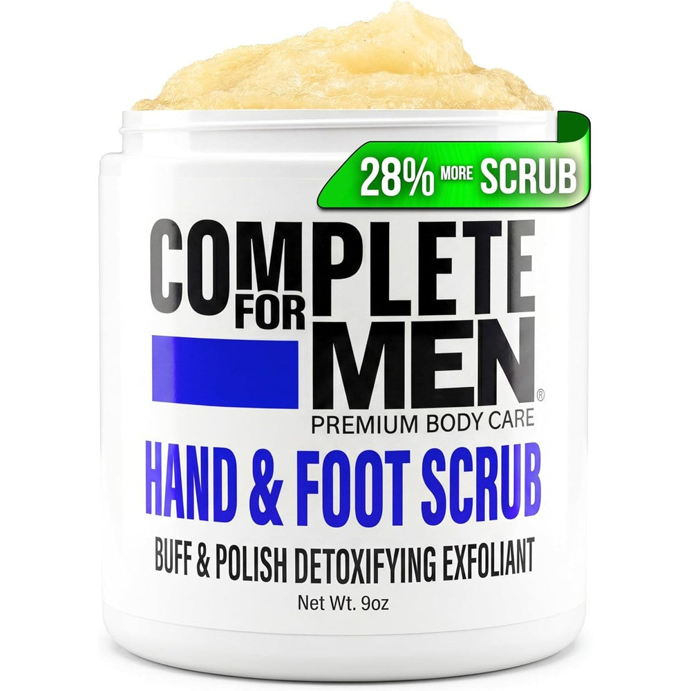 Complete For Men Hand and Foot Scrub front packaging