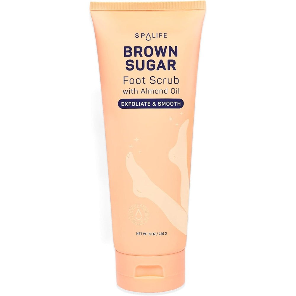 SpaLife Beauty Brown Sugar Foot Scrub front view packaging