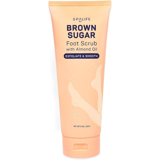 SpaLife Beauty Brown Sugar Foot Scrub front view packaging