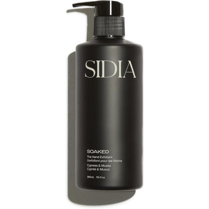 Sidia Soaked The Hand Exfoliant front view bottle