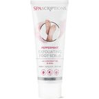SpaScriptions peppermint exfoliating foot scrub jar front view