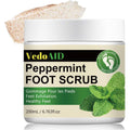 VedoAID peppermint foot scrub front view packaging