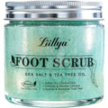 Liillya foot and body scrub front view container