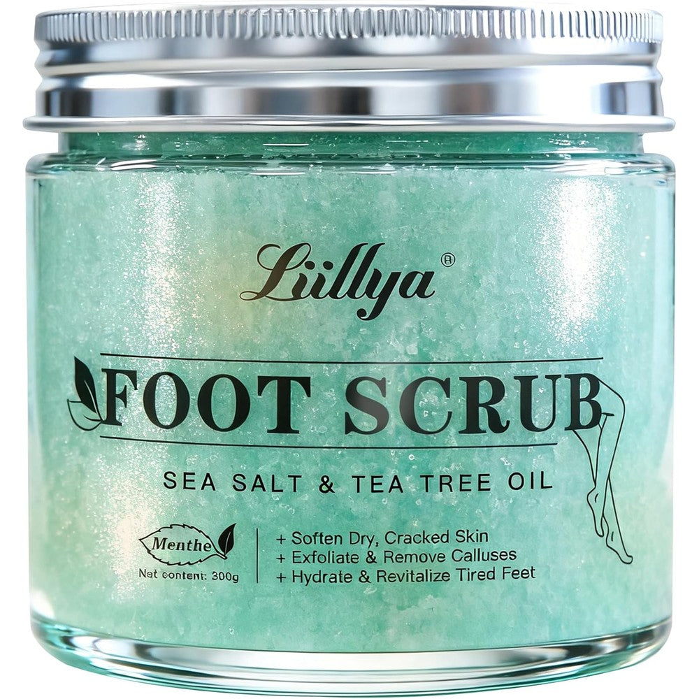 Liillya Exfoliating Foot and Body Scrub front view