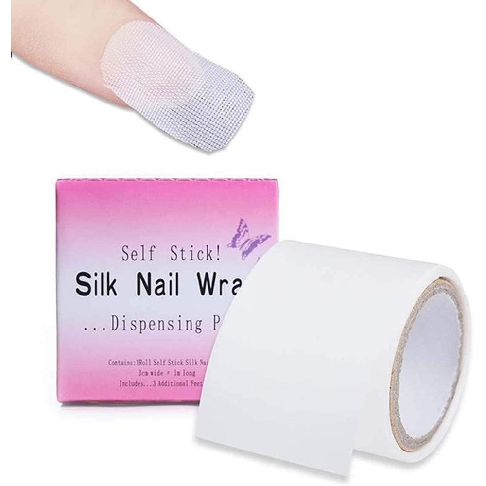 NT-ling nail repair fiberglass silk wrap front view packaging roll