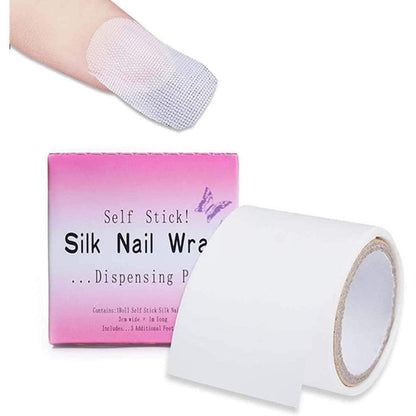 NT-ling nail repair fiberglass silk wrap front view packaging roll