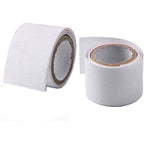 Luzen self adhesive silk nail wrap front view of white rolls