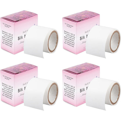 Niceneeded 4 rolls self adhesive silk nail wrap set front view