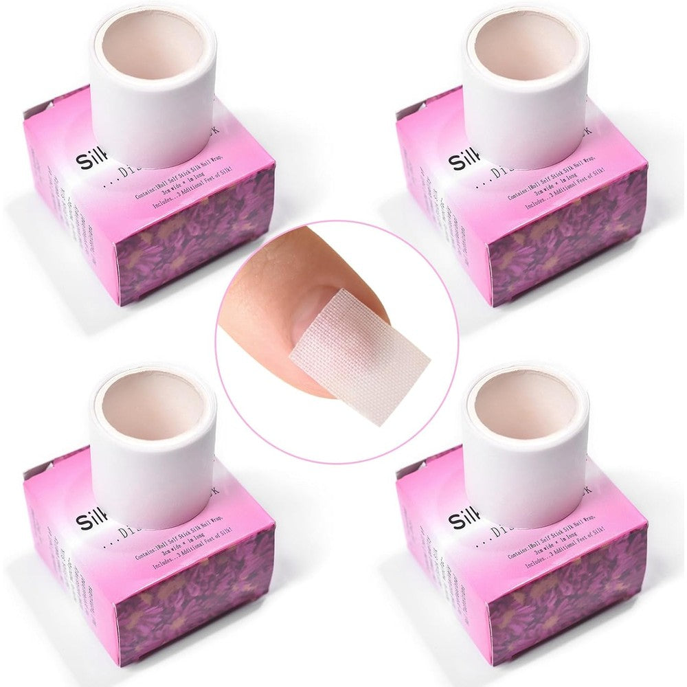 Health and Household silk nail wrap rolls front view