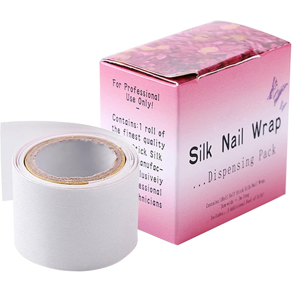 Generic silk nail wrap roll in dispensing box