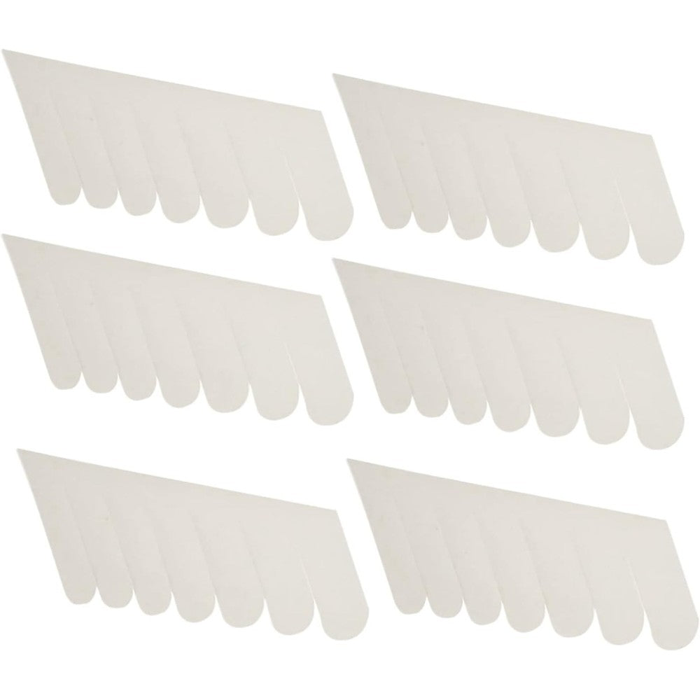 Pilipane adhesive silk nail wraps front view 6 piece set
