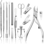 Jtieo 12-piece ingrown toenail treatment pedicure kit front view